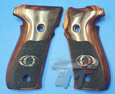 Altamont P226 Wood Grip (Black Water)(Rose) - Click Image to Close